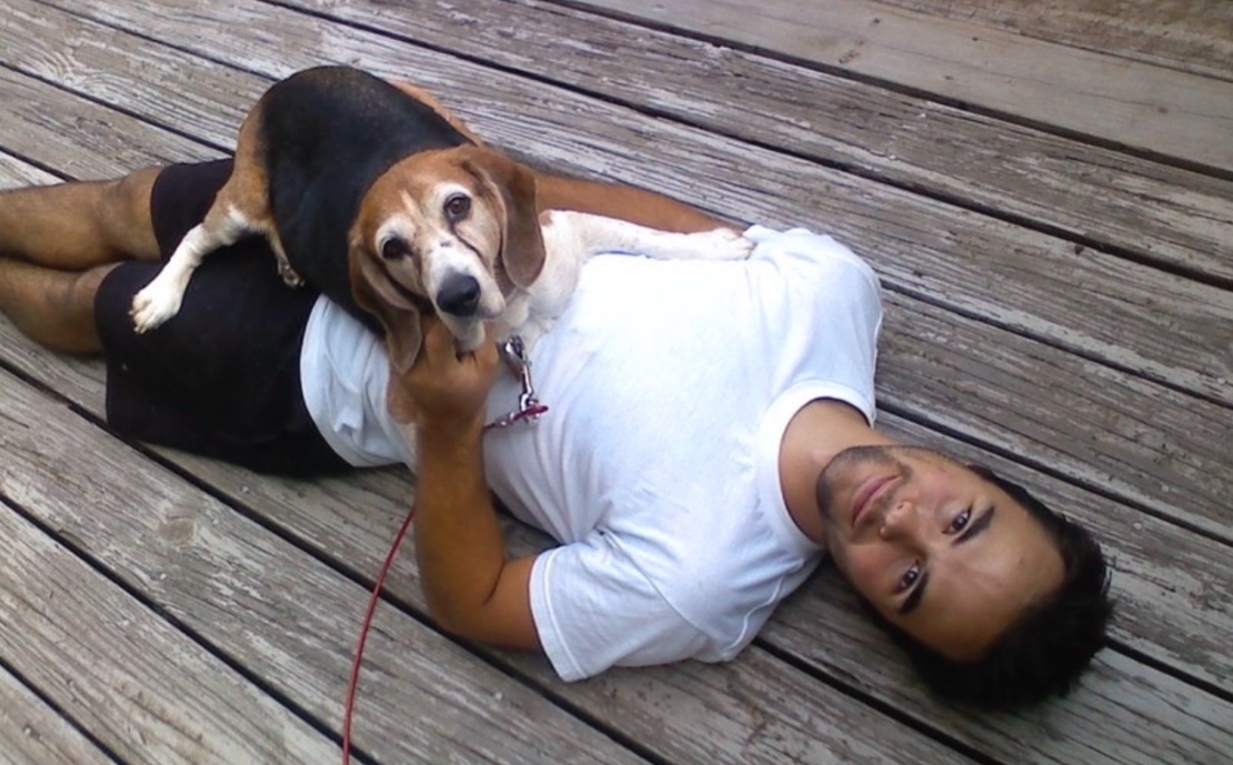 Dog and Man Story Banner